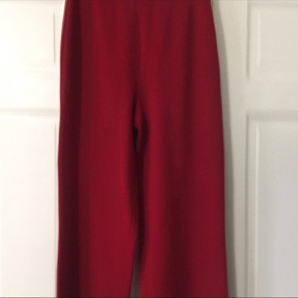 St. John Red Dress Pants Size 8 - Picture 3 of 8